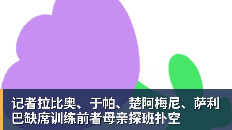 记者拉比奥、于帕、楚阿梅尼、萨利巴缺席训练前者母亲探班扑空